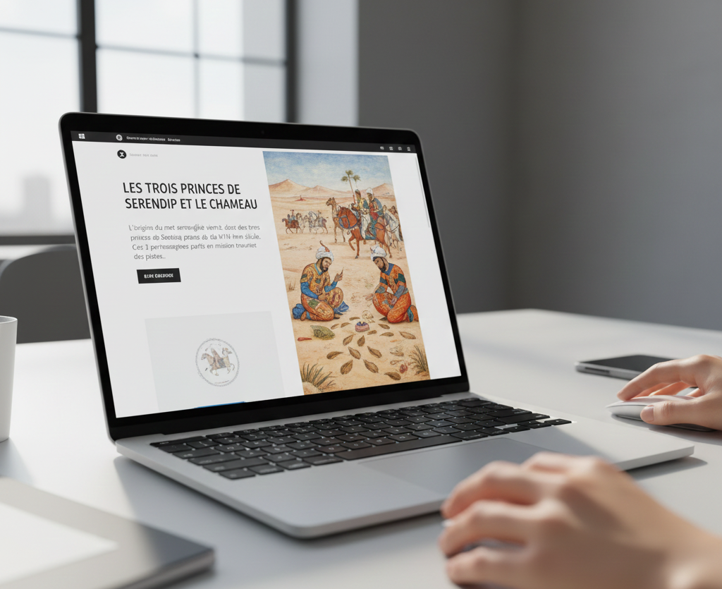 Les Trois Princes de Serendip et le chameau